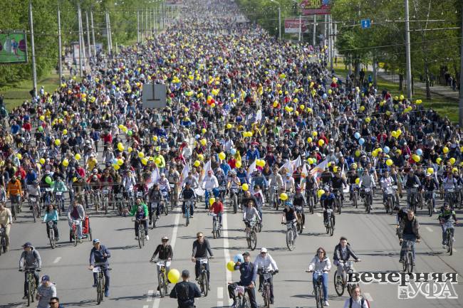 Уфимцев приглашают на День 1000 велосипедистов