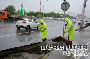 В Сипайлово ведется активная работа по уборке территории